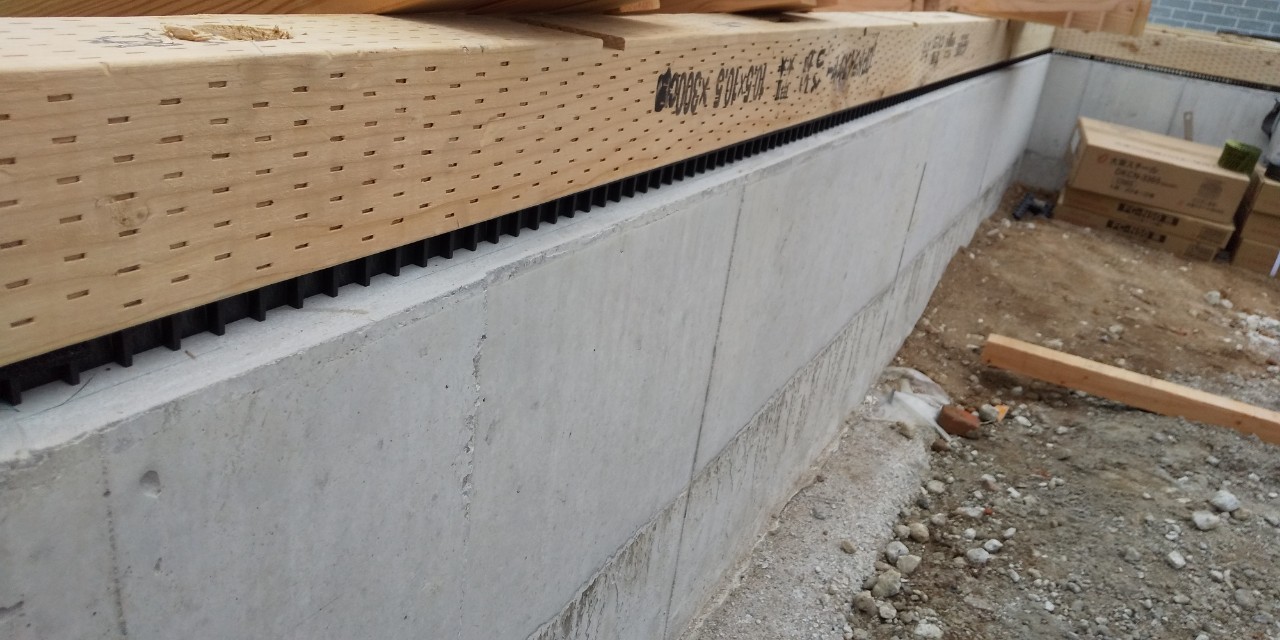【高浜市　新築】                   基礎土台工事 アイキャッチ画像