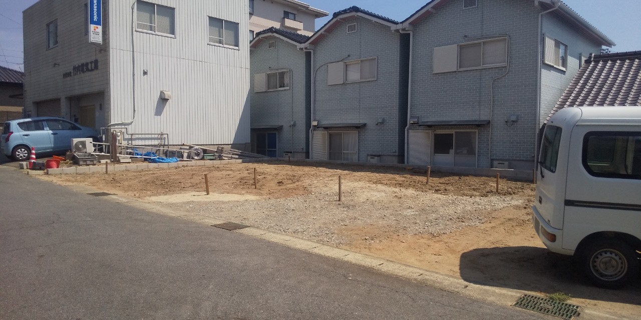 【高浜市　O様邸　新築工事】　更地からの基礎工事 アイキャッチ画像