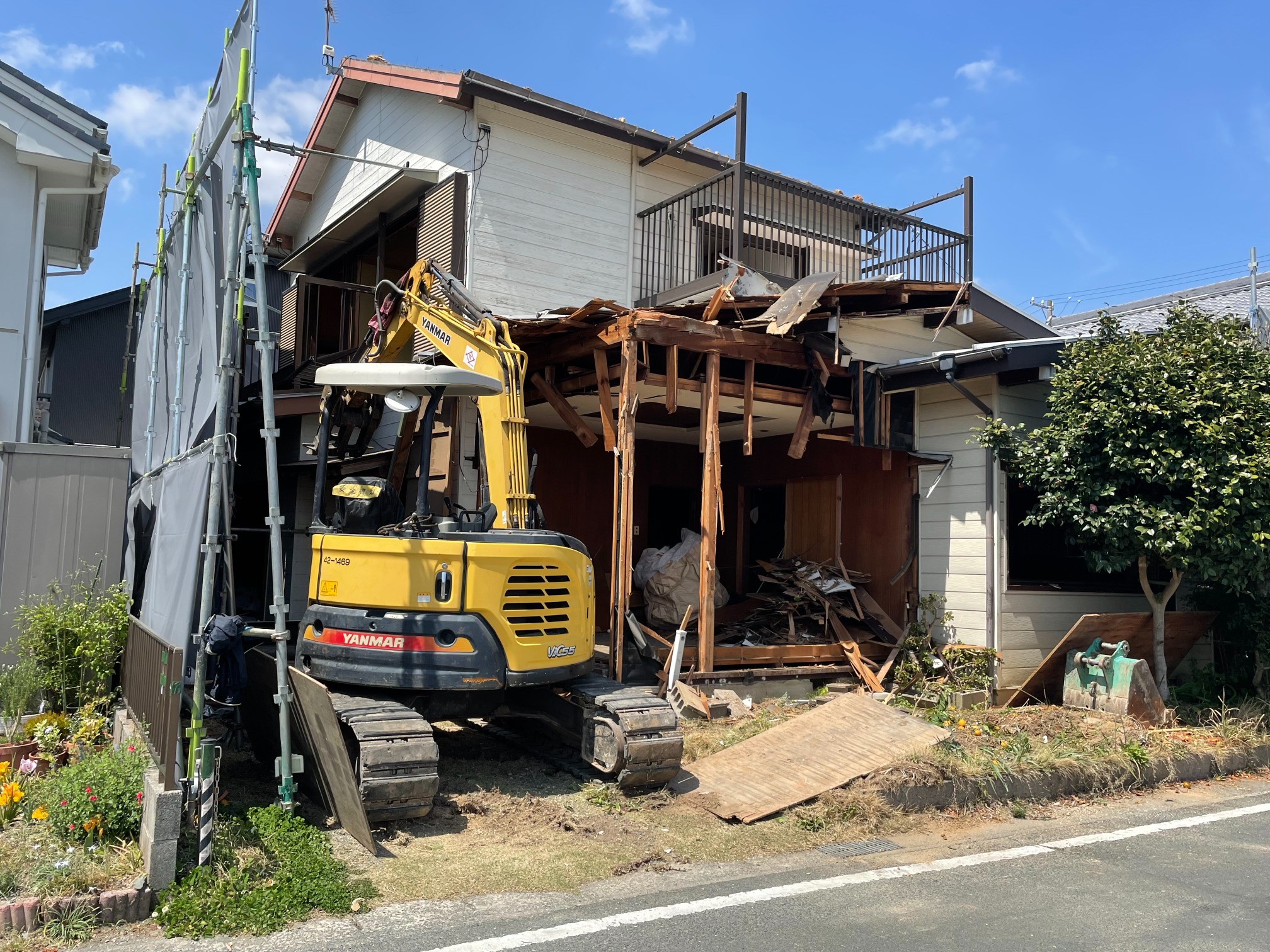 【豊川市　新築工事】　解体工事② アイキャッチ画像