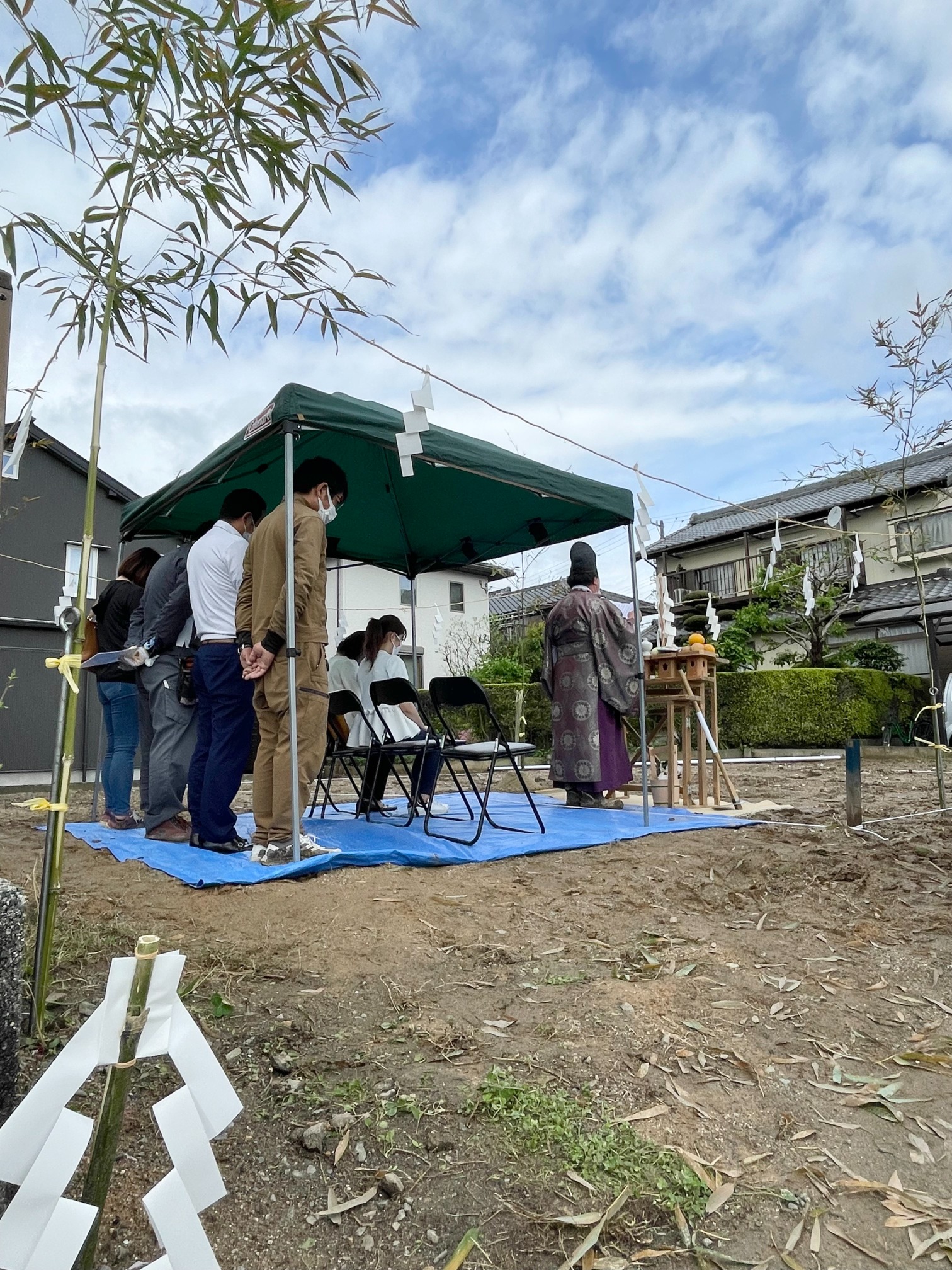 【豊川市　新築工事】地鎮祭 アイキャッチ画像