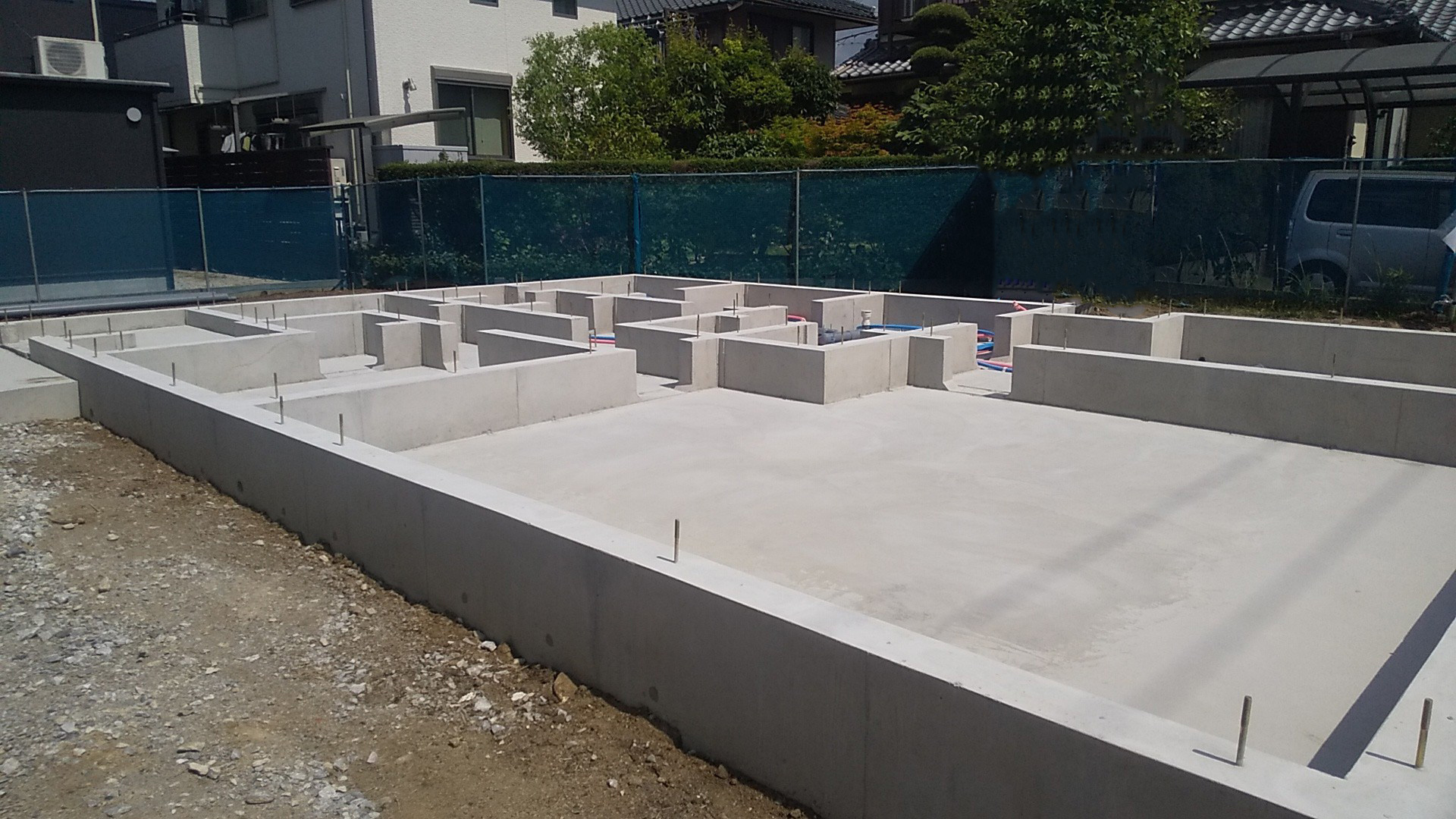 【豊川市　新築工事】基礎完成！ アイキャッチ画像