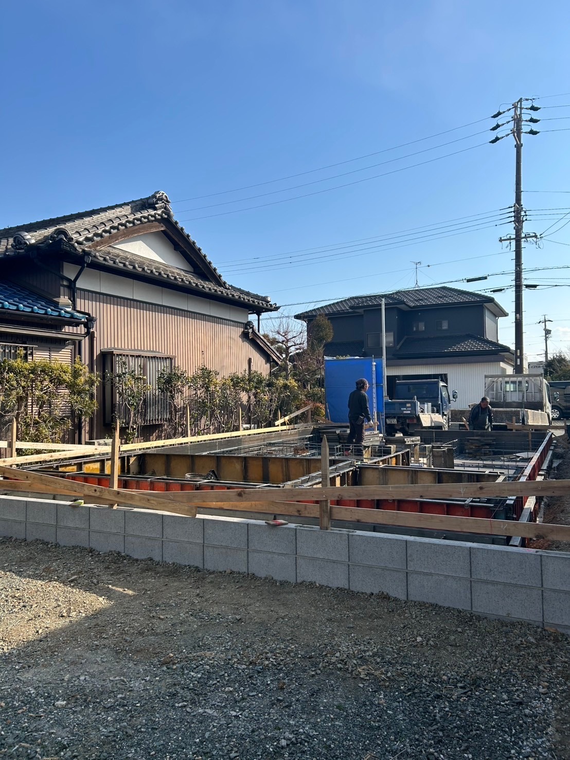 【豊川市　新築工事】Y様邸　始まりました！〈配筋検査終了〉 アイキャッチ画像
