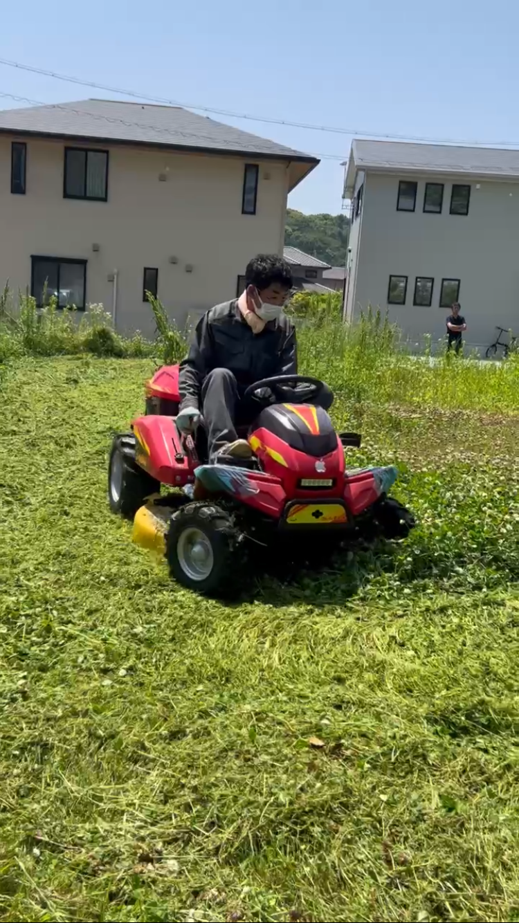 豊川市で草刈り作業を行ってきました！【Tu･Cu･Ruの草刈りサービス】 画像