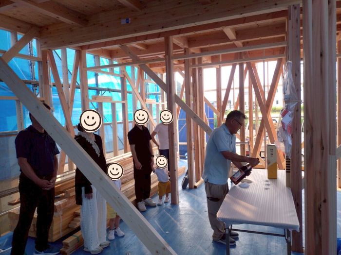 【豊川市　新築工事】S様邸　おめでとうございます！上棟式を行いました✨ アイキャッチ画像