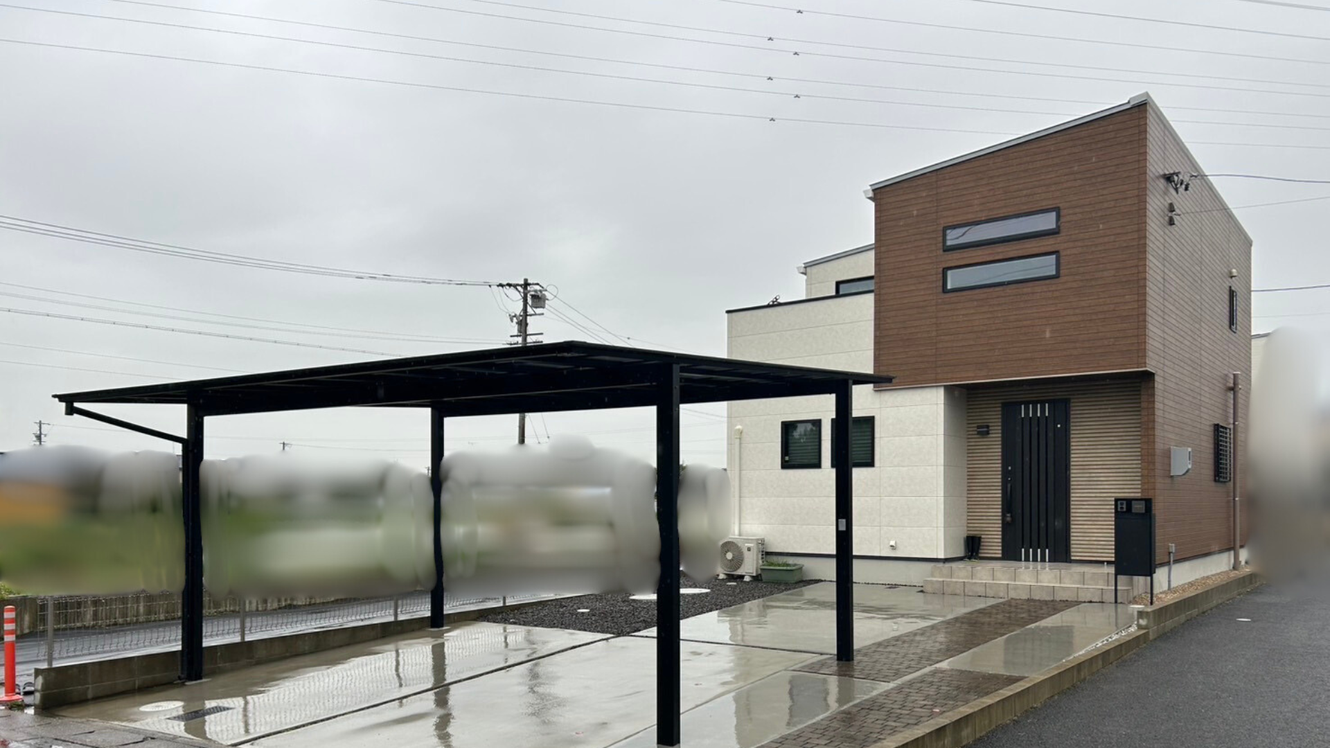 K様邸のアプローチ・フェンス・カーポートなどの外構工事を行いました! 画像