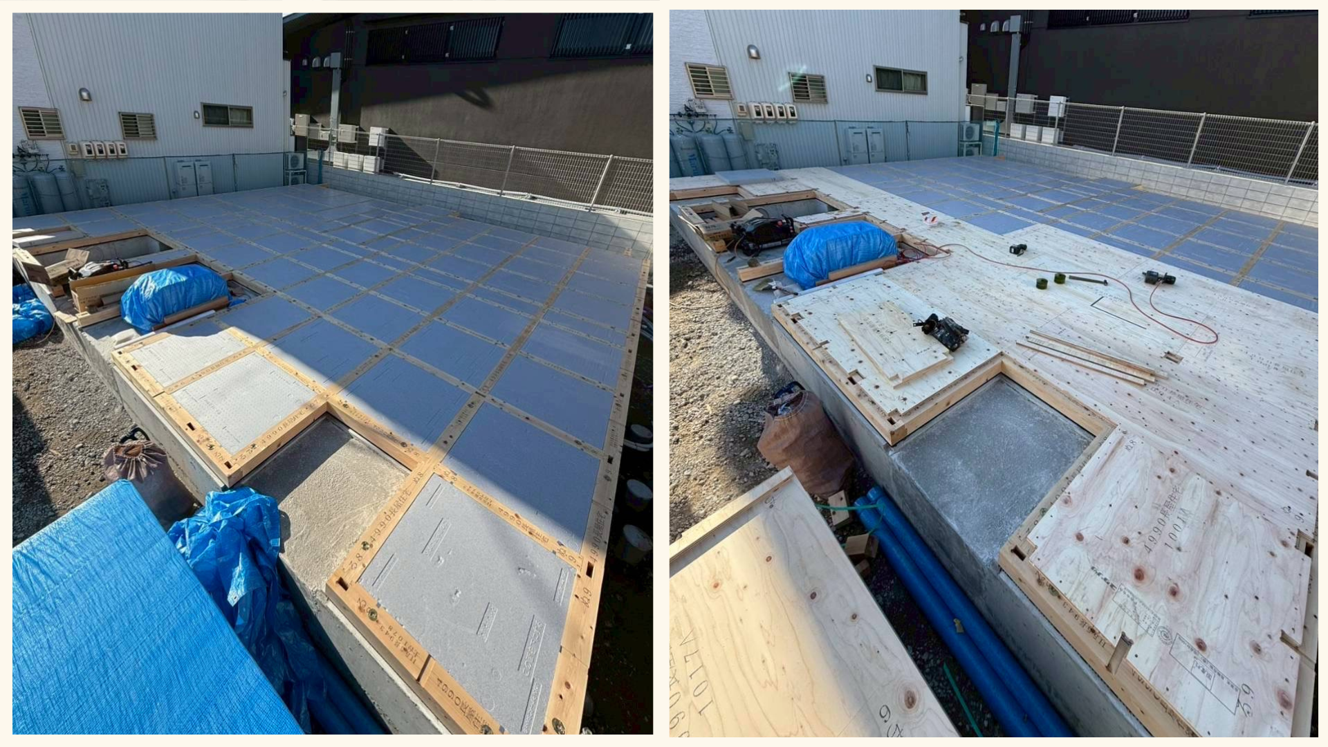 【愛知県・西尾市 新築工事】私たちの安全な生活を守る『土台伏せ』の様子をレポートします！ 画像