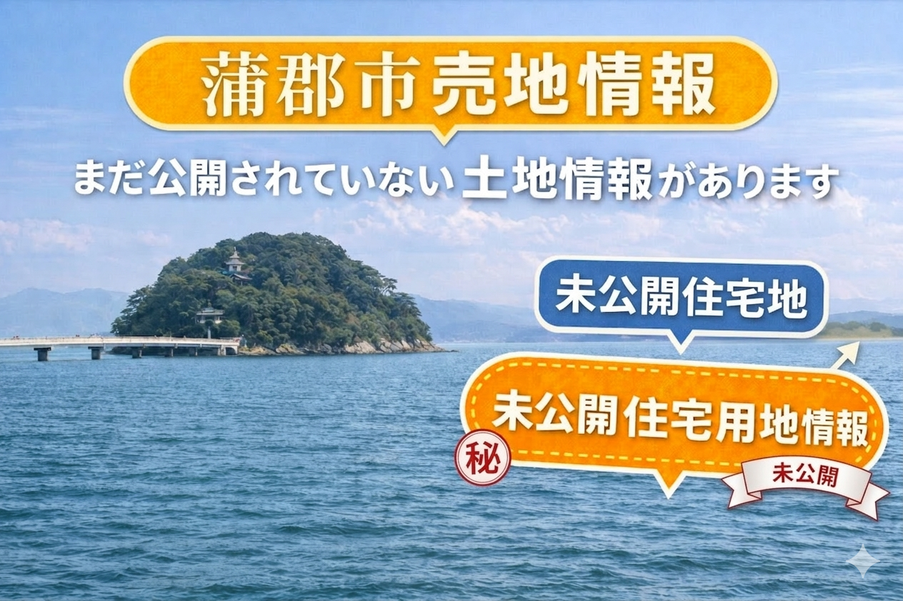 【蒲郡市で住宅用地をお探しの方へ】｜3〜4ヶ月後に売り出し予定の土地情報 画像