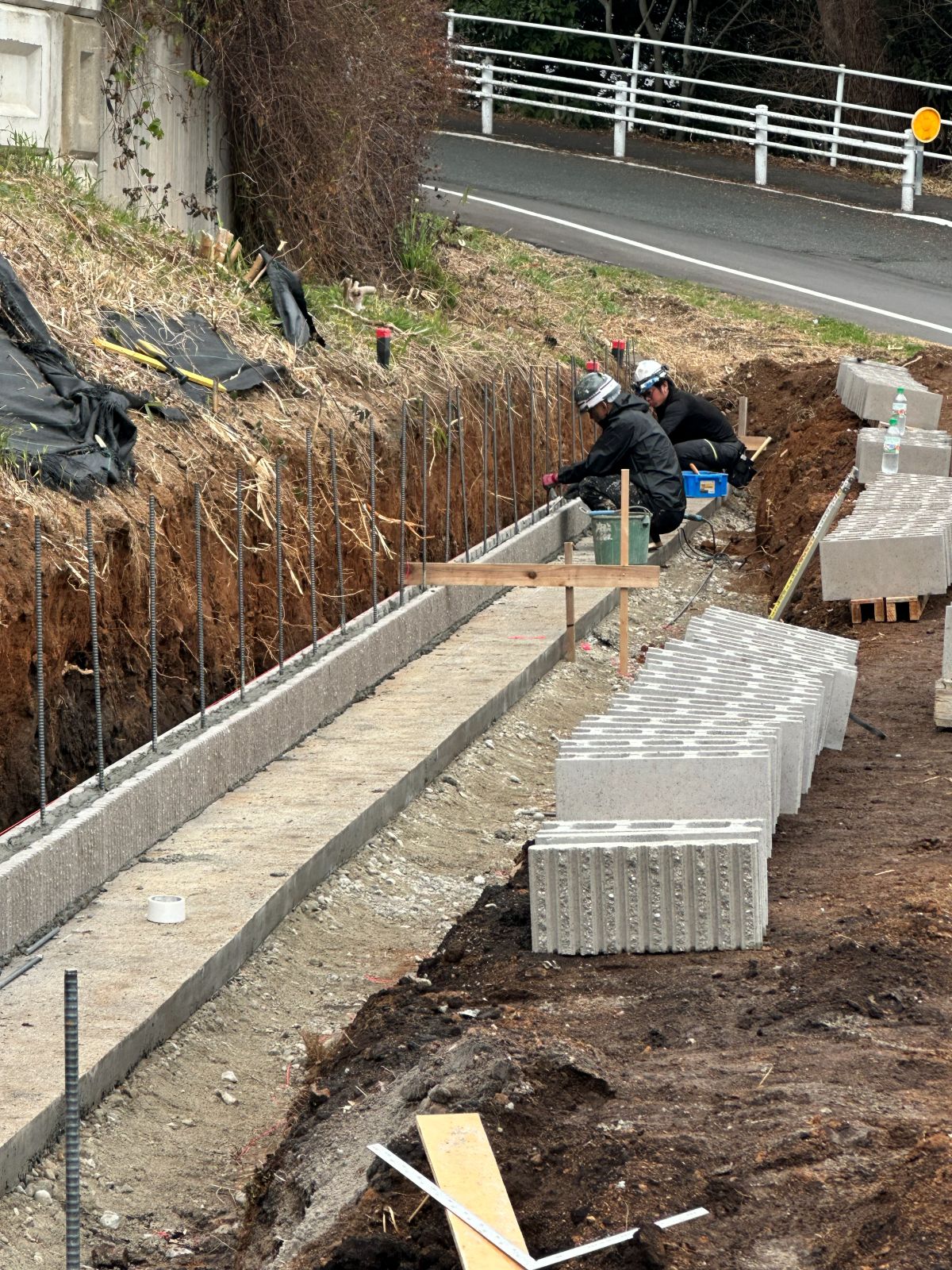 【土地を有効活用するためのブロック工事】|敷地を広げる現場の様子【続編】 画像