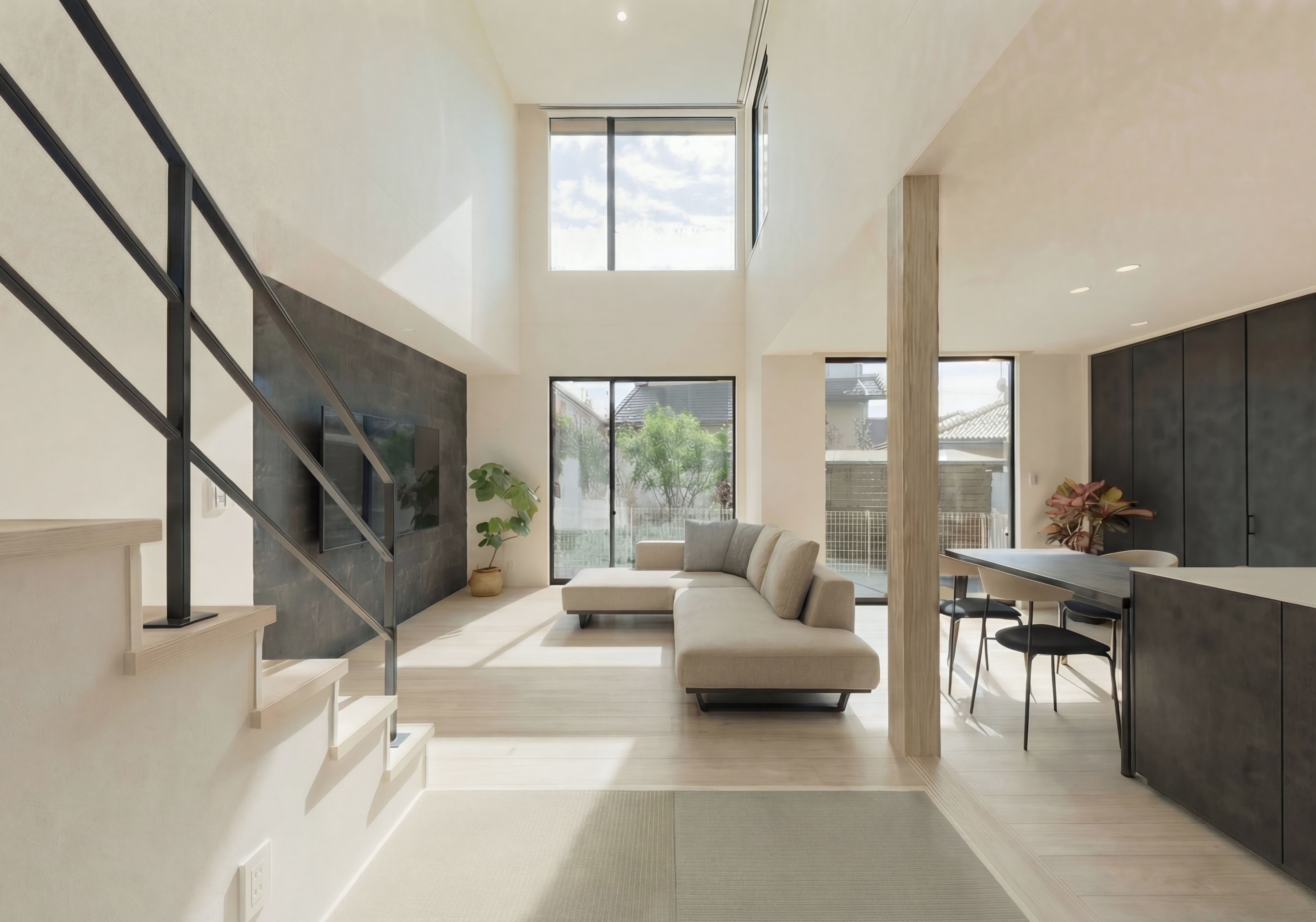 上品に暮らす、シンプルモダンな住まい アイキャッチ画像