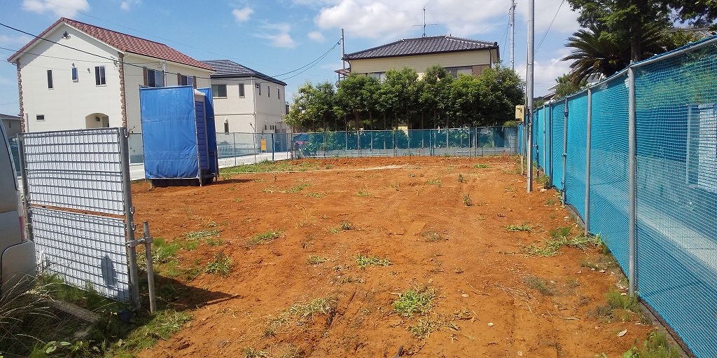 【豊川市 新築】仮設設置しました。 アイキャッチ画像