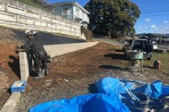 【造成工事】敷地を有効活用するためのブロック積み施工、　　　　　　　　　　　ついに完成です！！ アイキャッチ画像