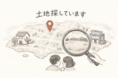 愛知・名古屋で希望の土地探しから新築まで対応｜工務店TuCuRu　　　　　　　　　　　　　　　　　　　　お客様の強いご希望を受け、理想の土地を一緒に探しています。 アイキャッチ画像