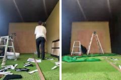 ゴルフシミュレーターの施工の流れを紹介します⛳【愛知・静岡でゴルフ部屋をつくる】 アイキャッチ画像