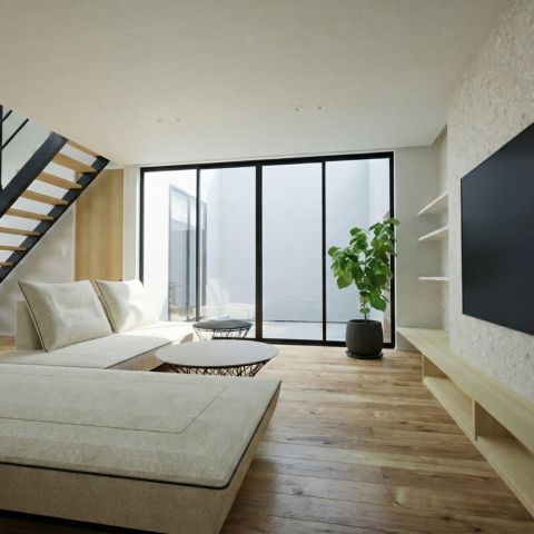 平屋として使える2階建て住宅「カーテンレスで叶える、ワンランク上の暮らし」 アイキャッチ画像